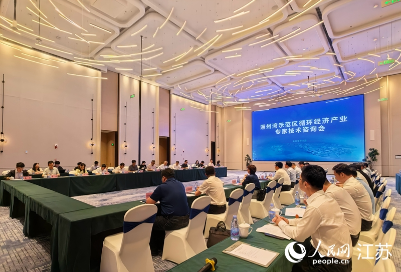江蘇通州灣示范區召開專家咨詢會 聚力破解循環經濟發展瓶頸
