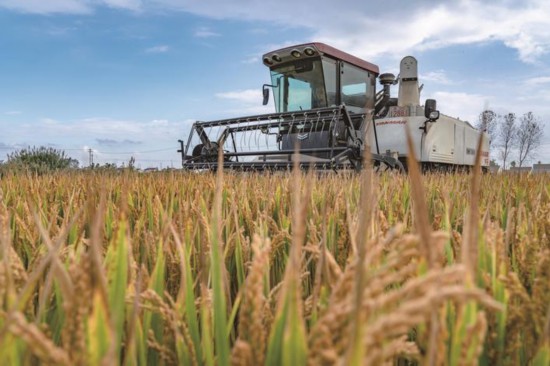 南通海安推行机械化耕作 促进粮食高产高效